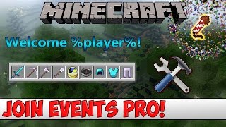 Minecraft Plugin Tutorial - Join Events Pro