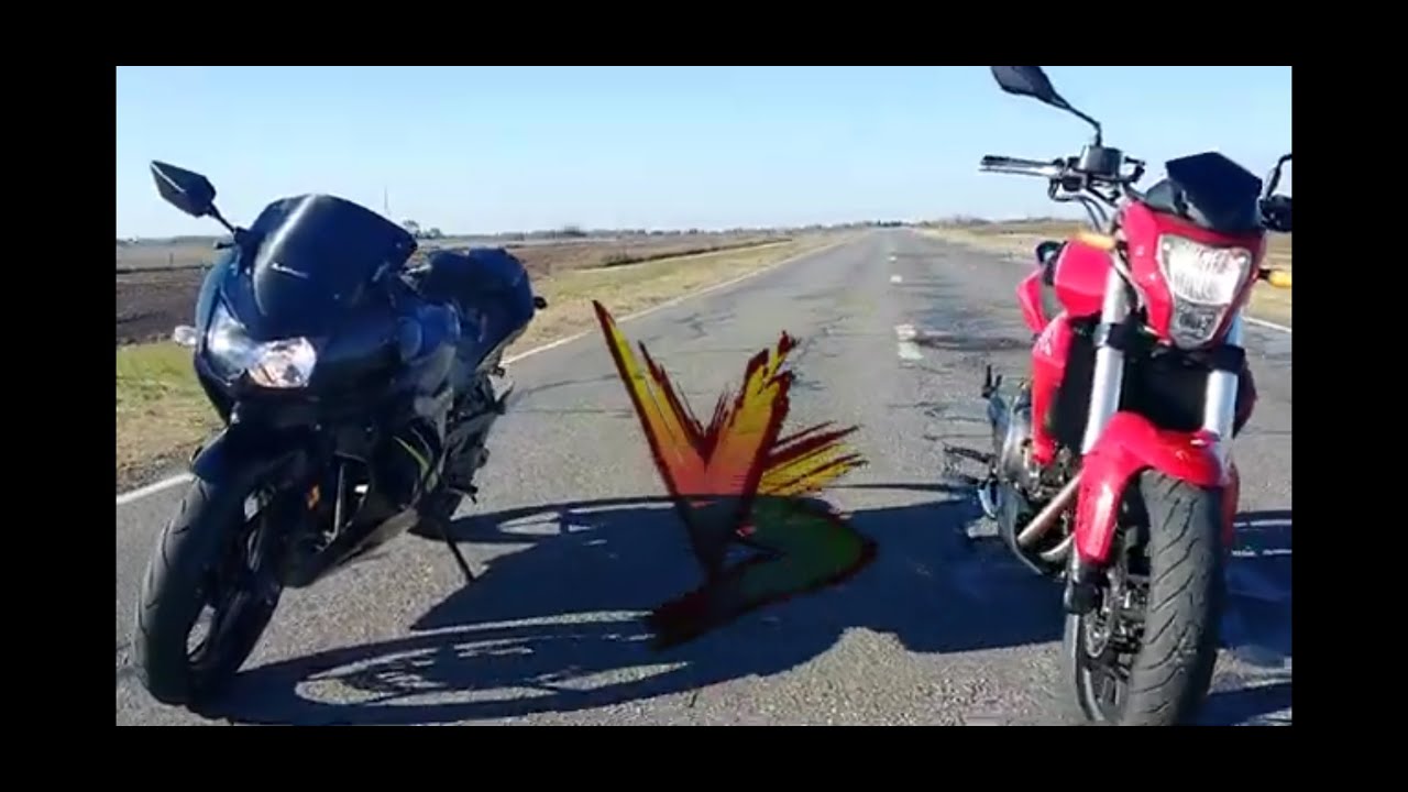 Benelli TNT300 VS Kawasaki ninja250.