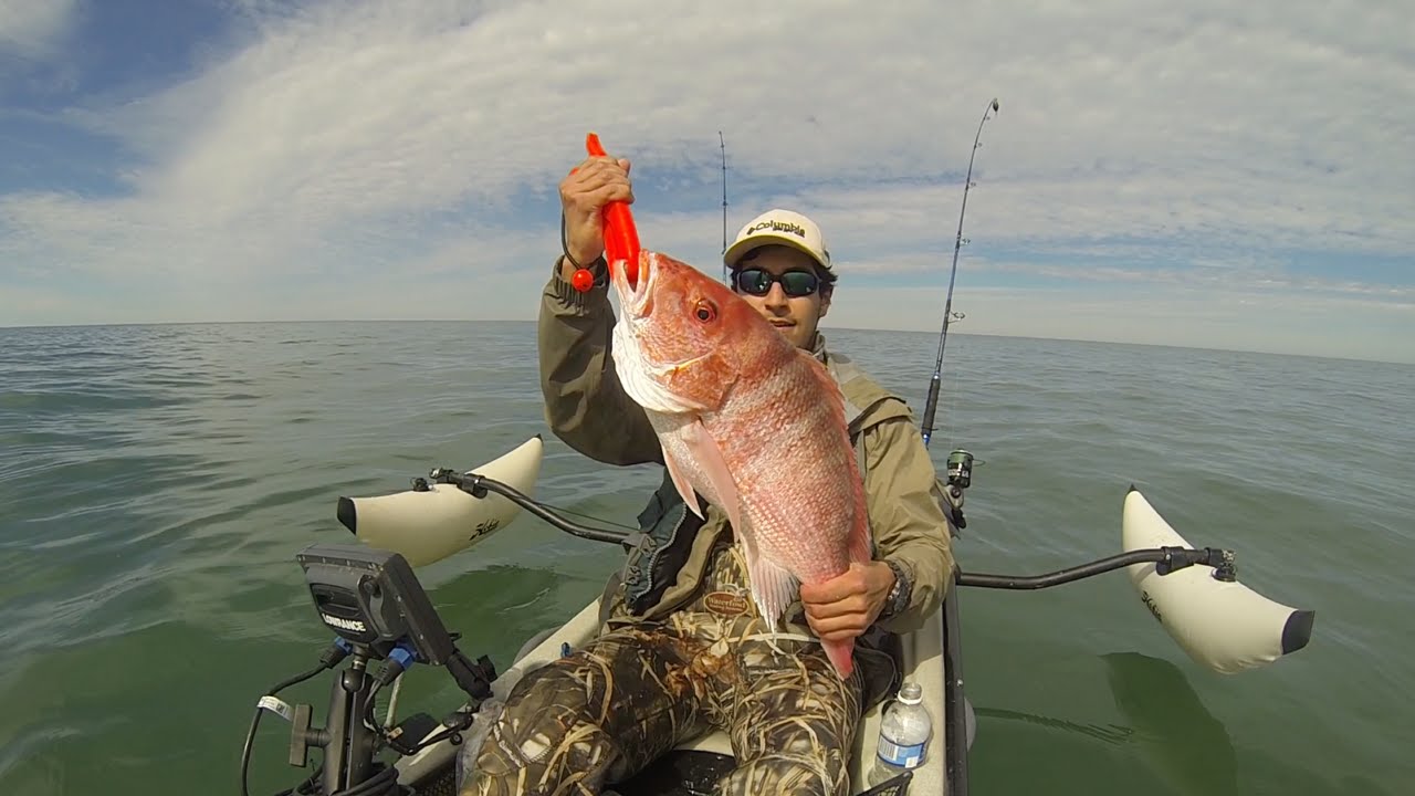 Texas Red Snapper Kayak Fishing YouTube