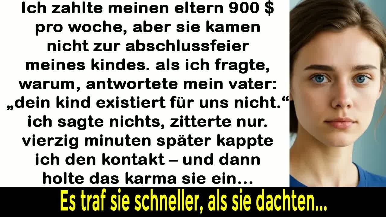Ich zahlte meinen Eltern 900 $ pro Woche – doch sie kamen nicht zur Feier meines Kindes