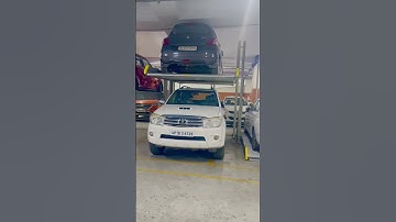 Hydraulic car parking system ….today’s demand #parkingcars#cars#hydraulic#shorts#vlogs