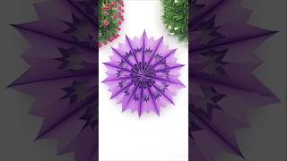 Handmade Christmas paper snowflakes | DIY Paper Christmas crafts