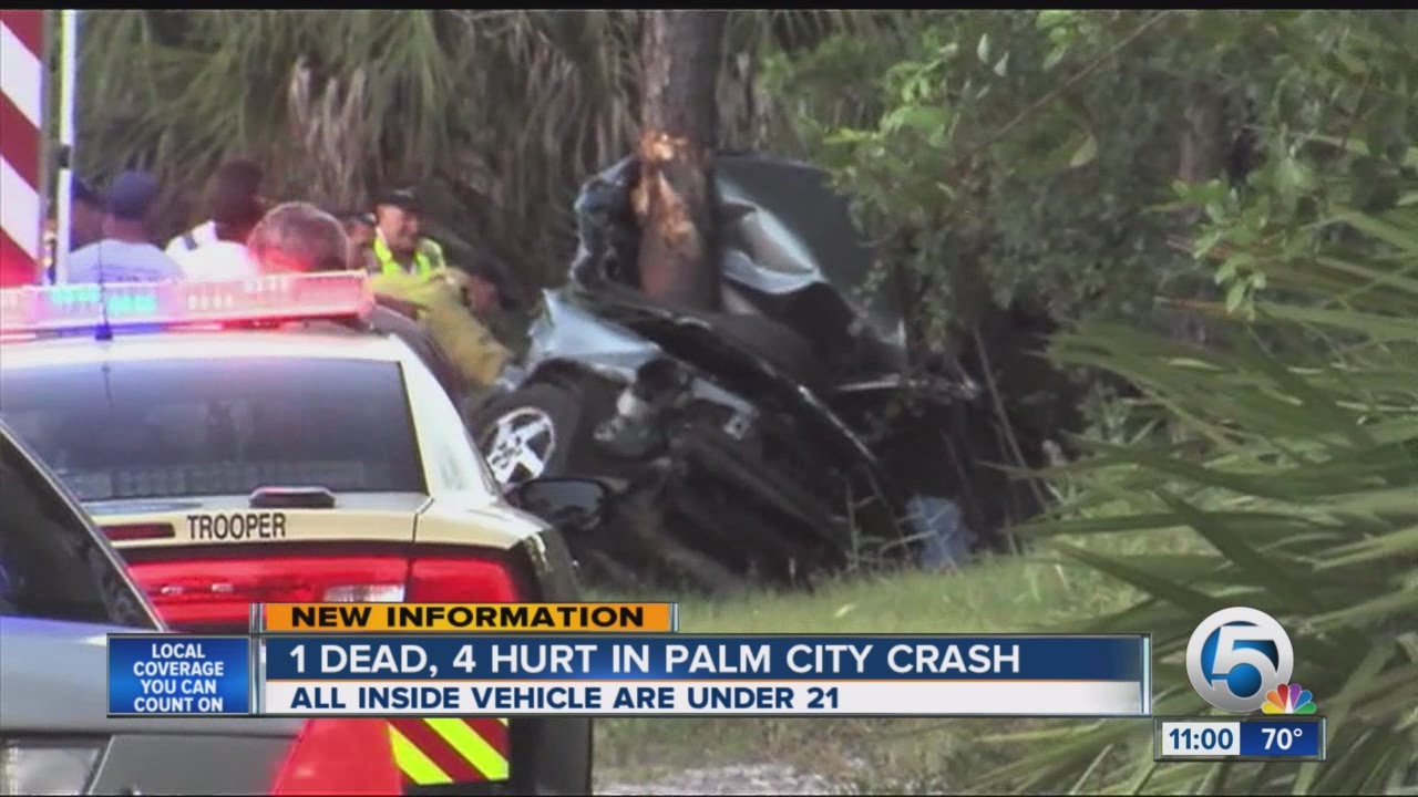 1 dead, 4 injured in Martin County crash on Boat Ramp Ave.