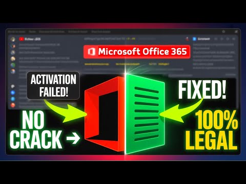 MS Office 365 Activation Problem Fix (2025) | 2 Simple Legal Methods – No Crack ❌