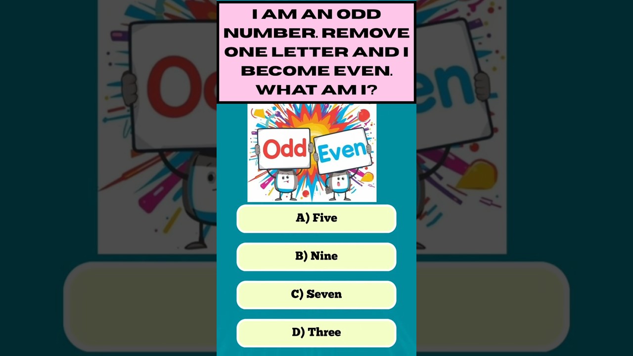 Trick question! 🤔 Remove one letter, change the game!