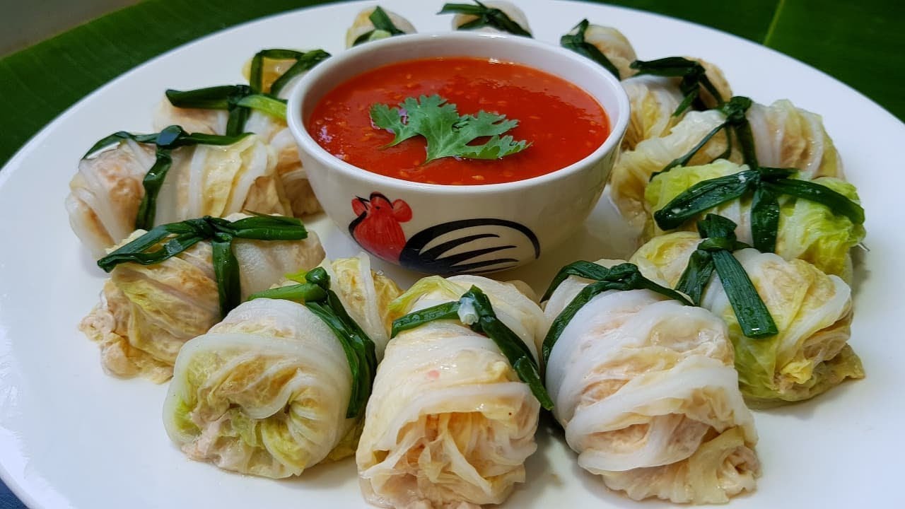 กับข้าวกับปลาโอ 458 : สุกี้ห่อผัก ( suki hor pak )