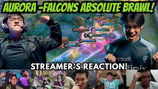 Mirko, VeeWise, Karltzy, Zapnu and BennyQT Reacts to Aurora and Team Falcons Brawling In Game 5!