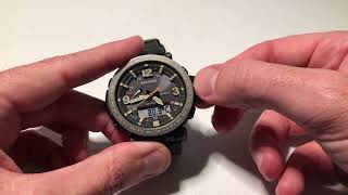 Casio Pro Trek (PRG-600-1): Temperature calibration