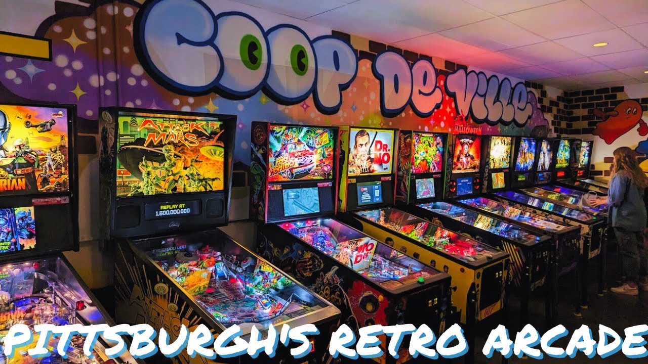 Retro Arcade and Chicken Restaurant Coop De Ville Pittsburgh, PA YouTube