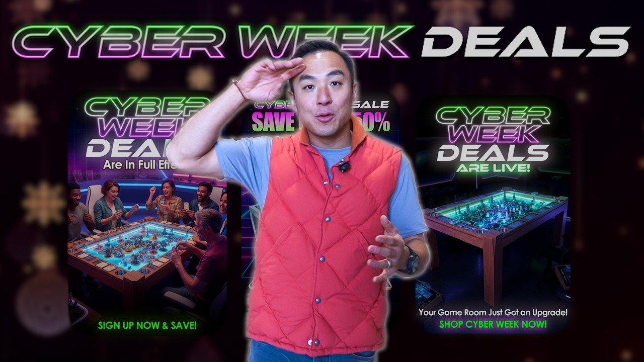 Last Chance to Get a Board Game Table Before Christmas | Cyber Week