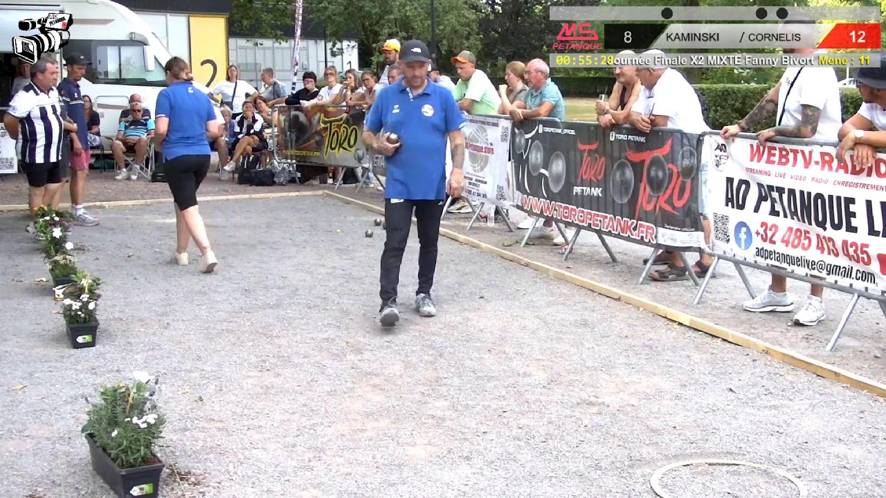 Miniature : Pétanque Finale Qualif Fanny Bivort X2 MIXTE