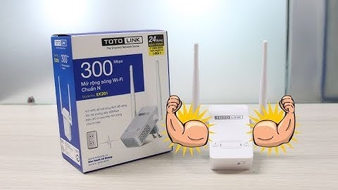 Thiết bị mở rộng sóng TOTOLINK EX201 - Nhỏ mà có võ !