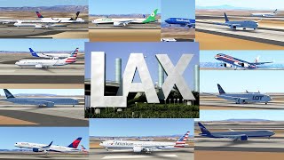 Infinite Flight Simulator - Live Planespotting At Los Angeles International Airport Klax