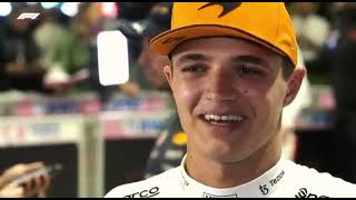 Lando Norris Post Race Interview Saudi Arabian GP #LandoNorris #SaudiArabianGP
