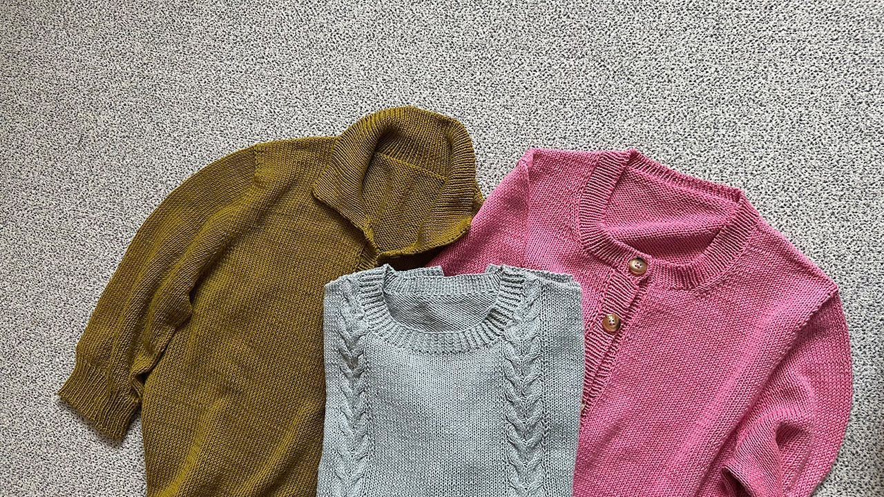 봄 옷 뜰 시간입니다 🌸 면사로 매기 카디건 뜨기 🧶 오가닉코튼실/닛포올 코튼메리노 실로 간절기 스웨터 뜬 이야기