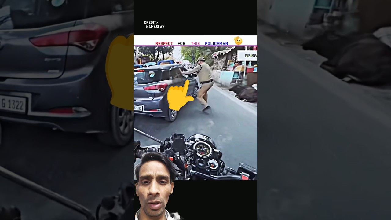 Traffic Me Driver Ko Thappad 😰 Traffic Cross😭