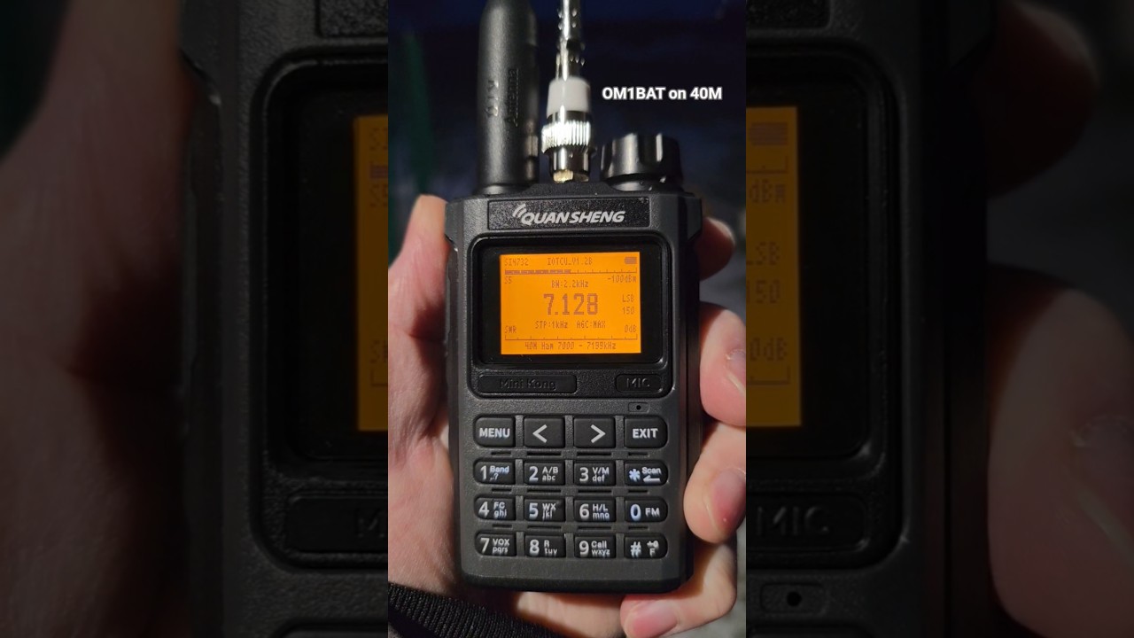 OM1BAT on 40M Quansheng UV-K1 Modded S14732 