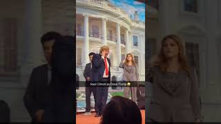 nasir stage drama v donaltrump #funny