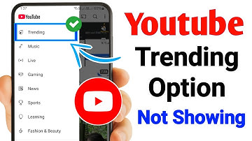 Fix Youtube Trending Option Not Showing Problem || How To fix Trending Option On YouTube