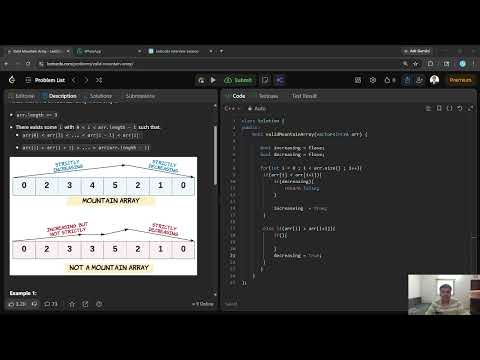 941. Valid Mountain Array | LeetCode Solution