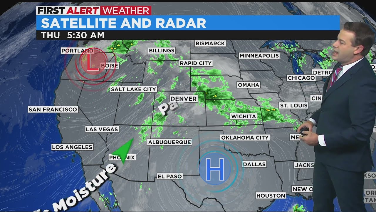 Rain gradually ends today, skies clear out tonight - YouTube