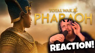 TOTAL WAR: PHARAOH - REACTION -  The Next Historical Total War Game Announcement Trailer!