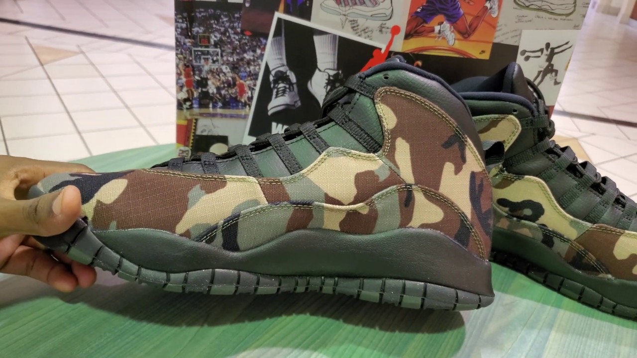 camo 10s on feet