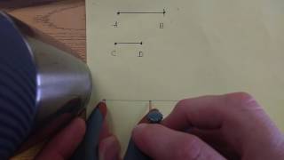 Constructing a segment from 2 segments
