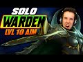 Solo Warden in COMPETITIVE MMR - Aiming For Solo Level 10! - WC3 - Grubby