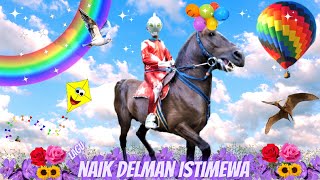 RISE IN SPECIAL CARRIAGE | ULTRAMAN RIDING A HORSE DANCE | Indonesian children's songs