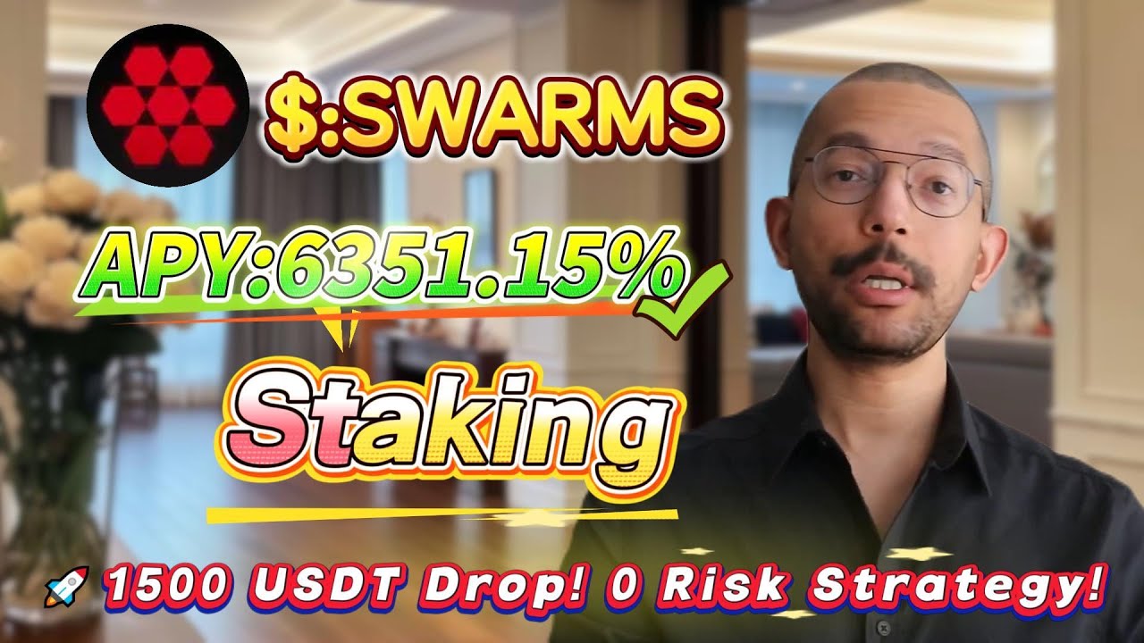 💸 I started earning passive income from Solana SWARMS staking! 6351.15% APY returns are incredible!