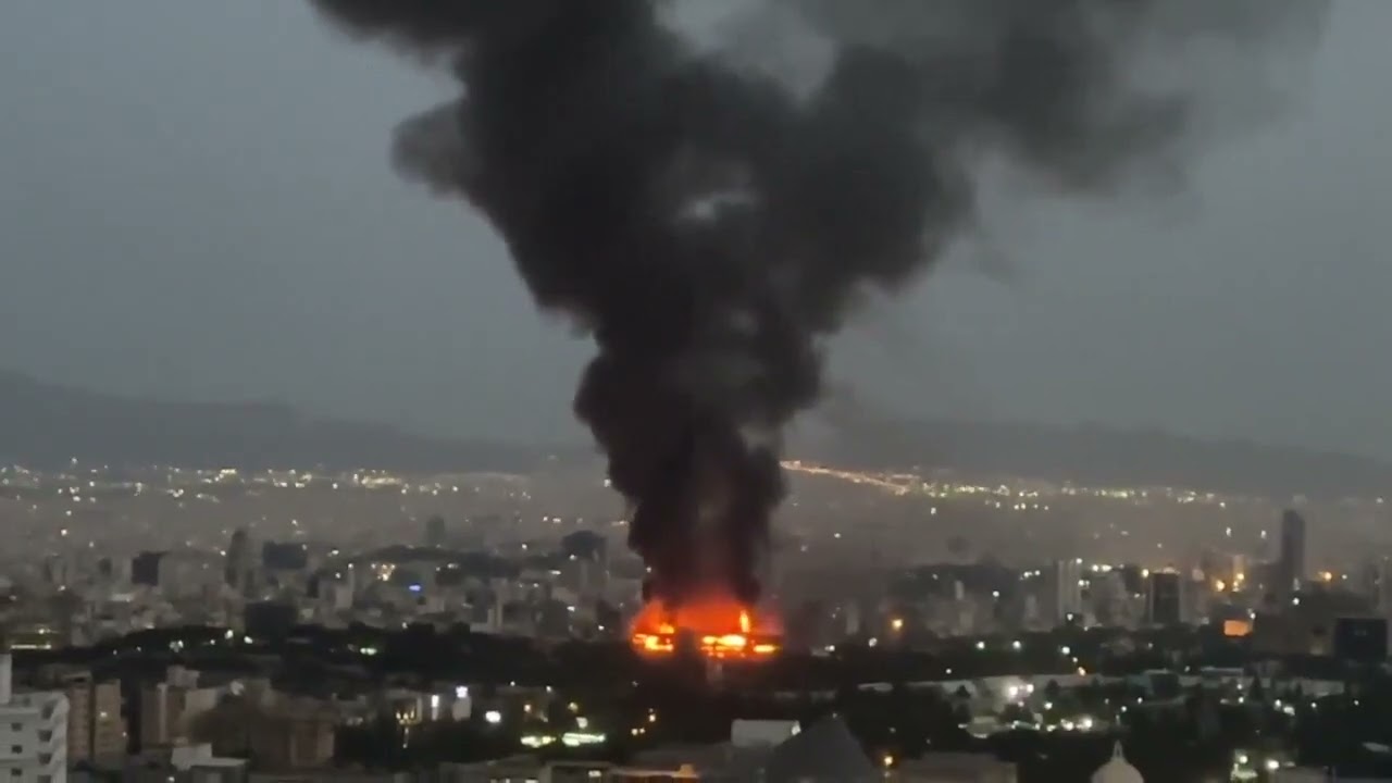 Tehran is burning