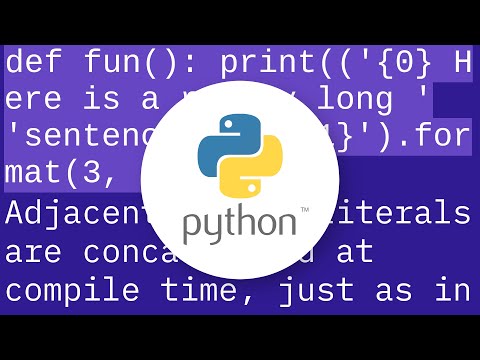 Wrap long lines in Python