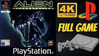 Alien Resurrection | PS1 | 4K60ᶠᵖˢ UHD🔴 | Longplay Walkthrough Playthrough Full Movie Game