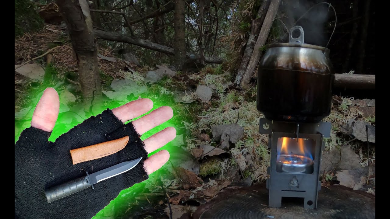 Mini bushcraft alcohol stove for miniature cooking My forest hobby