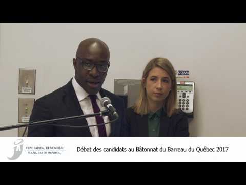 Débat des candidats au Bâtonnat du Barreau du Québec
