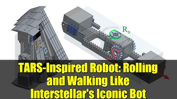 TARS-Inspired Robot: Rolling and Walking Like Interstellar