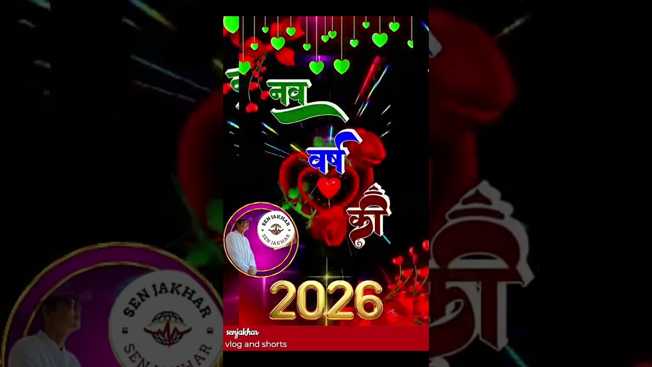 Nappy New Year l Welcome 2026 l नववर्ष मुबारक हो l 