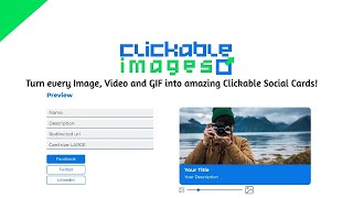 Clickable Images - Create Clickable Social Cards