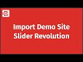 Bizix - Import Demo Slider Revolution