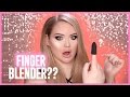 FINGERBLENDER?! Trying a Makeup Bullet Sponge For Foundation!