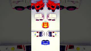 Ambulance Cars vs Firefighter car #shorts #ambulance #car #cars #magic #viral