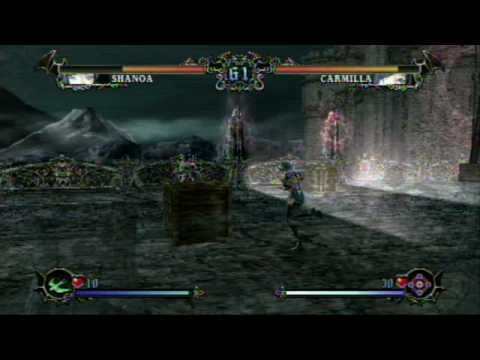 Castlevania Judgment Video -- Shanoa vs. Carmilla Gameplay