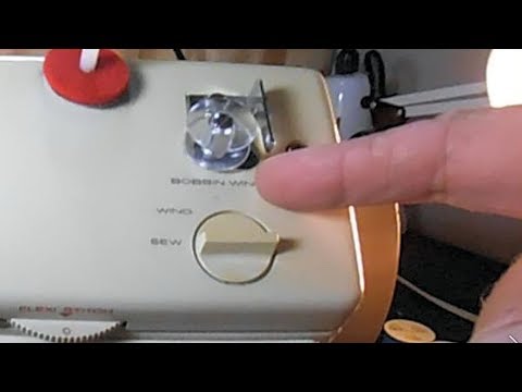 How to Wind and Install the Bobbin on the Singer Model 513 Sewing Machine