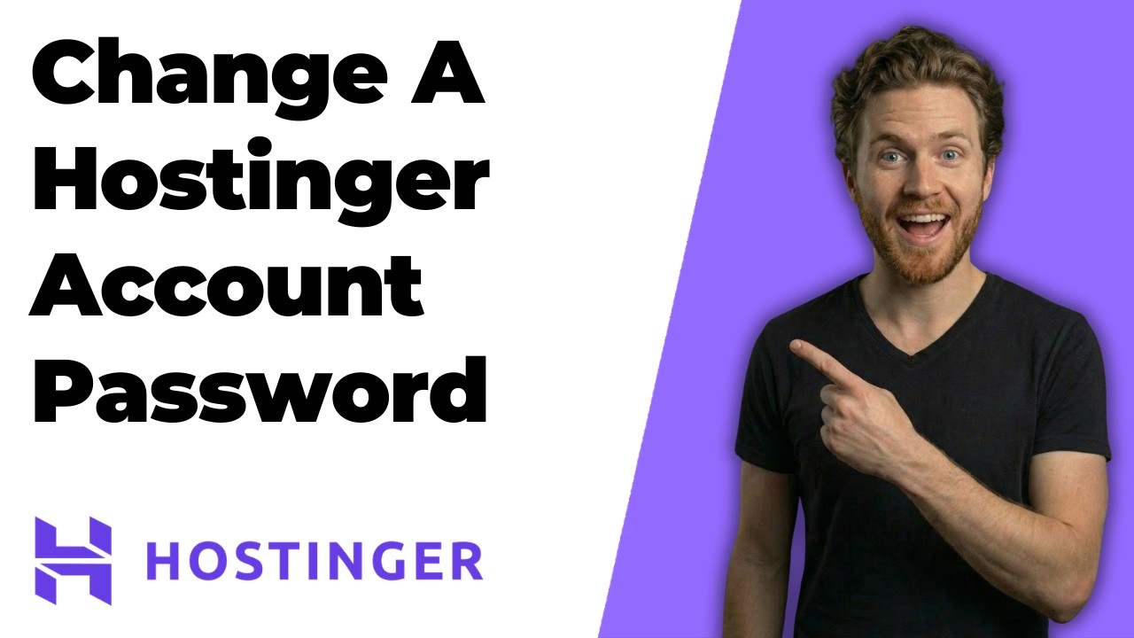 How To Change A Hostinger Account Password (2026 Easy Guide) - YouTube