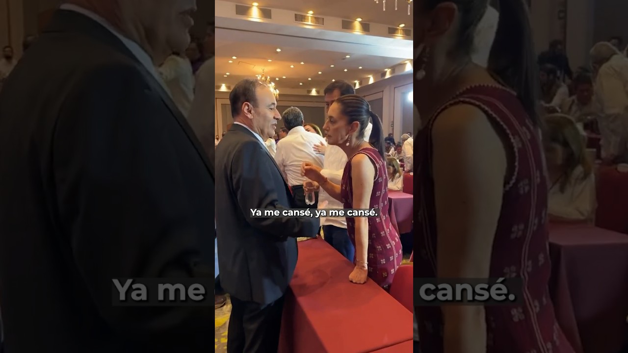 "A donde llego me respetan": Sheinbaum en discusión con Alfonso Durazo. 