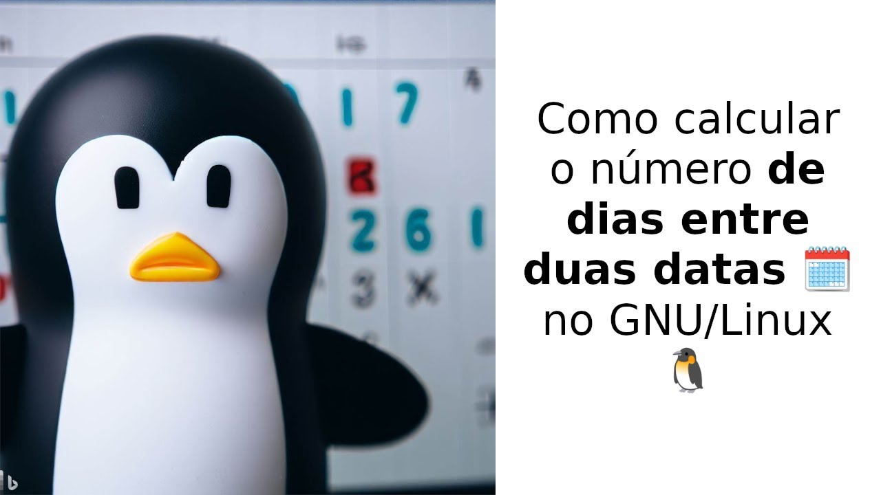 Número de dias entre duas datas no GNU/Linux 🐃🐧 YouTube