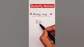 Butterfly method for adding Fractions #maths #shorts #youtube