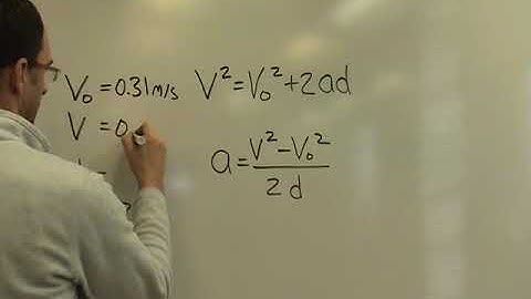 Photogate Sample Calculation of Acceleration