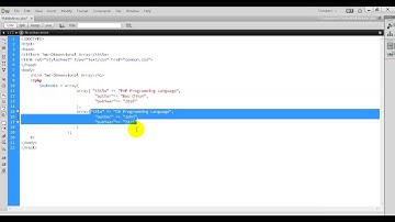 PHP Tutorial 62 Creating Multidemensional Arrays in PHP Programming